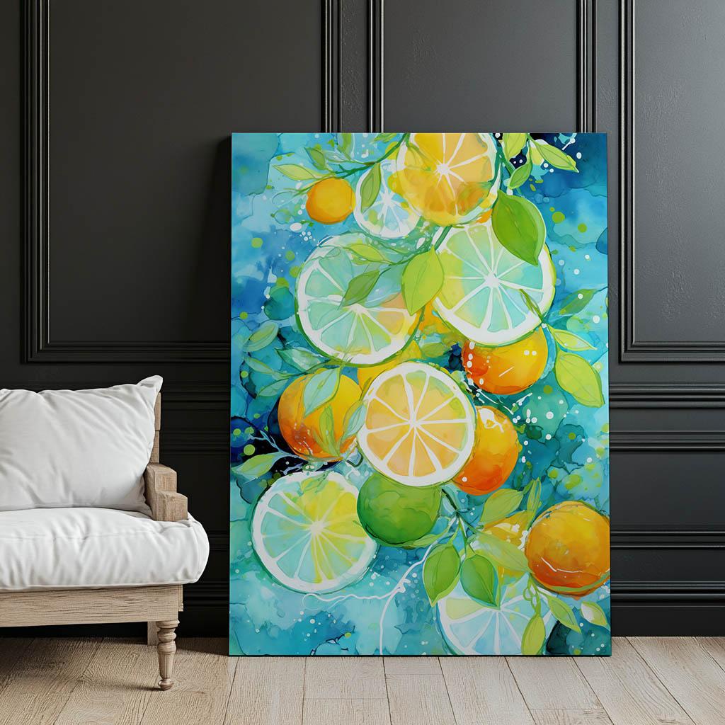 Orzeźwiające Cytrusy Orzeźwiające Cytrusy, 40X50 Cm, Bez Ramy, Papier Matowy 230 Gsm