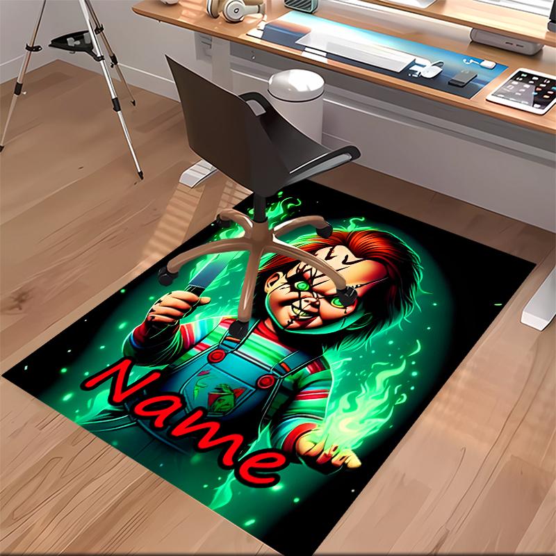 Custom personalization Chucky Print Area Rug - Soft, Washable Non-Slip Indoor Mat,Living Room,Home&Office Decorative Rug