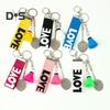 Mini Badminton Keychain Badminton Racket Backpack Accessory Sports Keyring Gifts for Badminton Lover Players