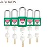 5PCS Lockout/Tagout Steel Industrical Seguridad Safety Padlock Red Yellow Green Black Blue Mini Lockout Padlock with 2 Keys 6