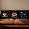 Colorful Graffiti Gamepad Cushion Cover Soft Reversible  Durable Pillow Cover  MultiScene Use for Home  Car Daily Comfort