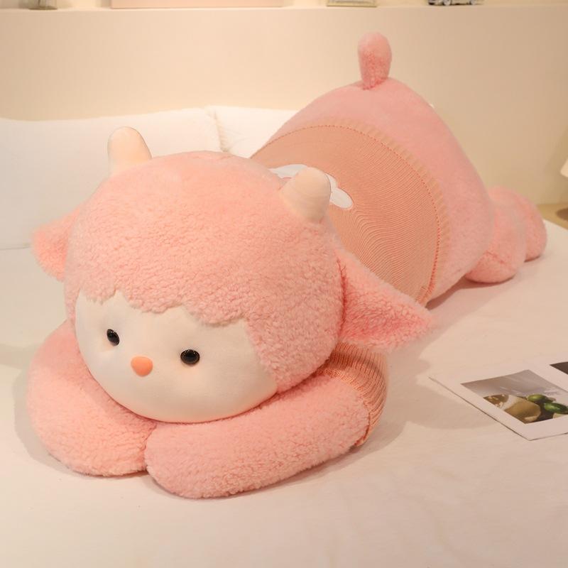 Large Sweater Lying Down Sheep Doll Plush Toy Sheep Doll Home Pillow Girl Soothing Doll