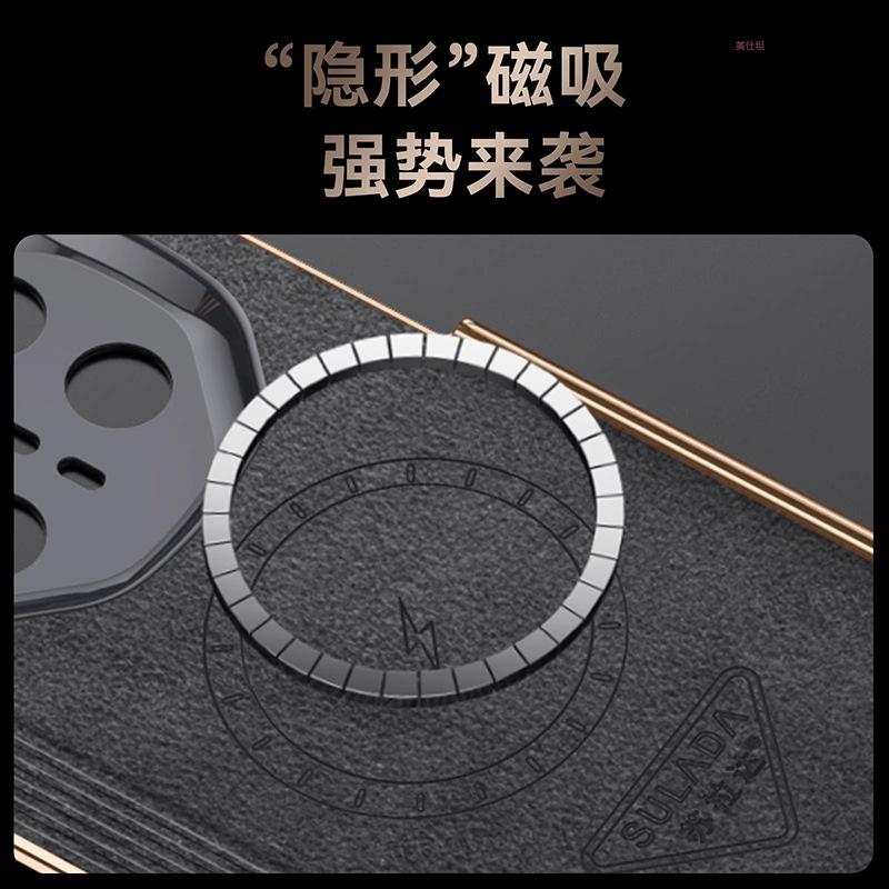 Applicable To Huawei Matex6 Mobile Phone Case and Film Integrated Magnetic Suction X5 Collector's Edition X3 Electroplating All-inclusive Anti-drop Me