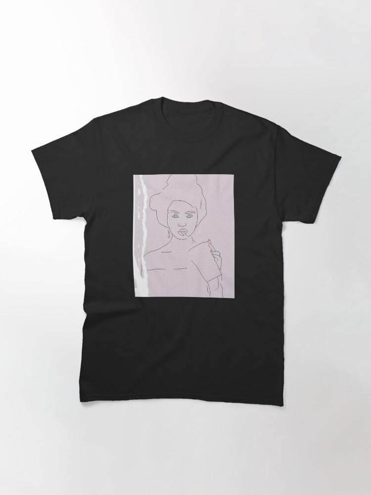 Selena Gomez Coffee Drawing Classic T-Shirt