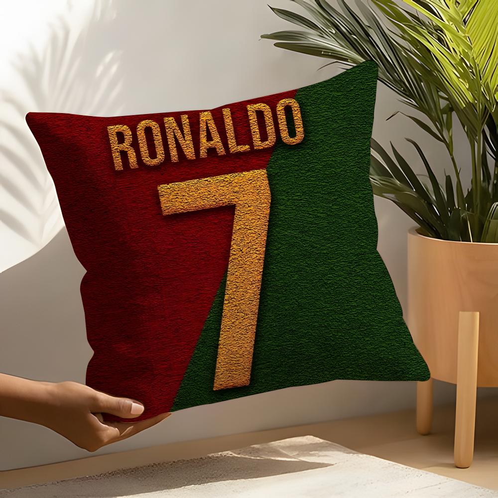 Cristiano Ronaldo Fall Pillow Case Linen Cushion Covers For Decorative Sofa Home Pillows Case Car Chair Pillows Cases