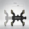 360 Rotation Universal Bicycle Phone Mount Bike Motorcycle Phone Mount Handlebar Mounted Cell Phone Holder for 4.5-7 Inch Phone 6
