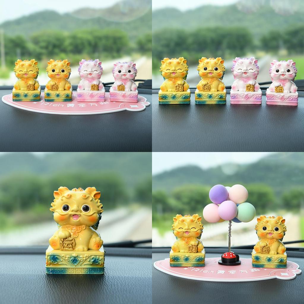 Creative Pixiu Resin Figurine With Cartoon Design For Home Office Decor And Gift Giving