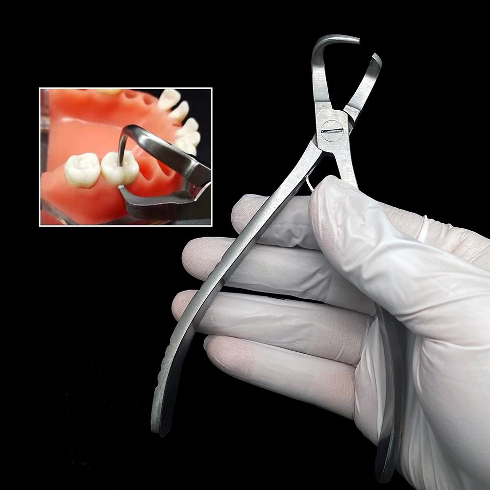 2Pcs/lot  Tooth Crown Remover Plier Extractor Forceps Dentist Tools Set