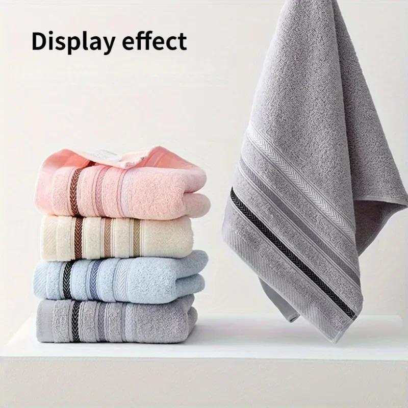 Face Washtowel High Quality Pure Cotton Thickened Towels Soft Absorbent Towels For Both Men Women'S Household Use