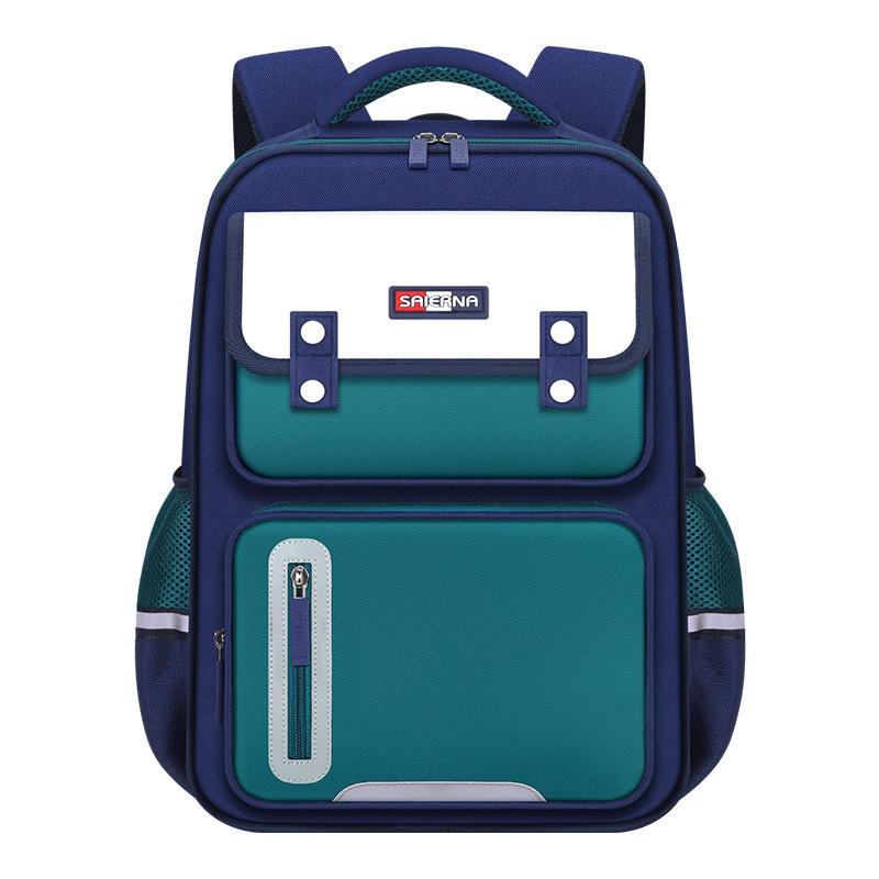 Boys And Girls, Elementary School Bags, Grades 1, 3 To 6, British Style For Girls, Waterproof, Burden-Reducing Spine Protection And Lightweight.