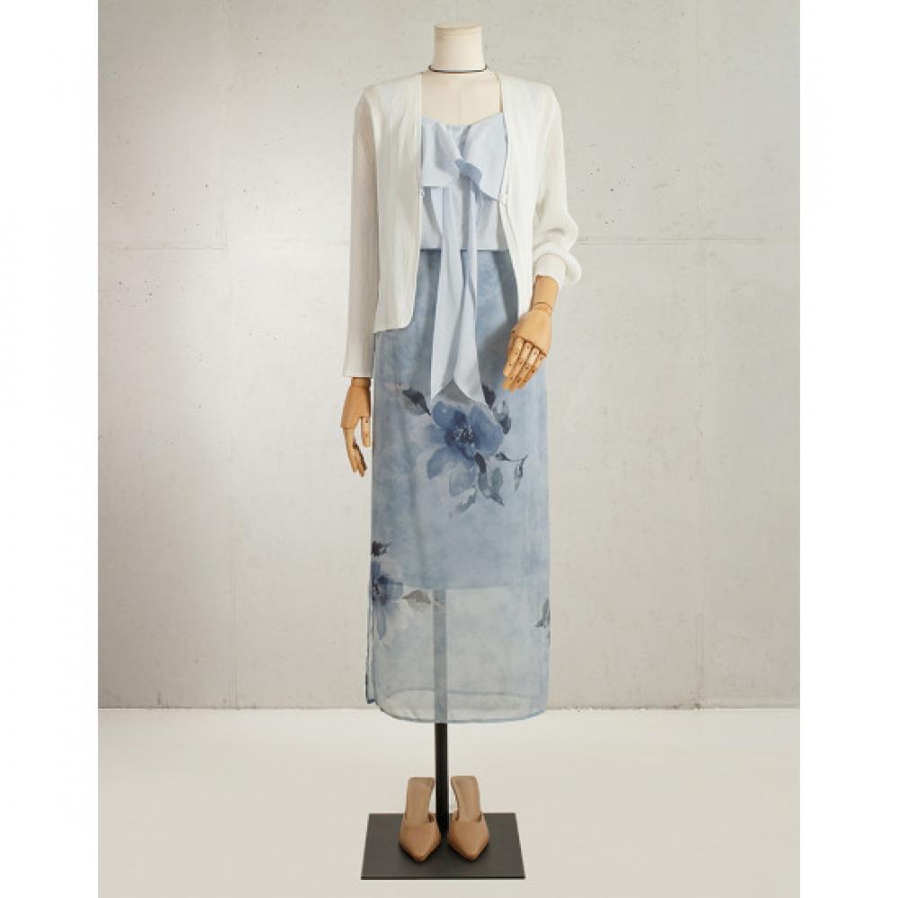 Win Summer Pleats One Button Cardigan