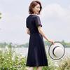 Elegant Chinese Style Short Sleeve A-Line Summer Dress