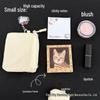 Portable Japanese-Style Double Zipper Mesh Storage Bag for Home and Travel