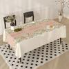 Mother'S Day Tablecloth Flowers Letters Festival Home Restaurant Dust-Proof Beautiful Wear-Resistant Decoration