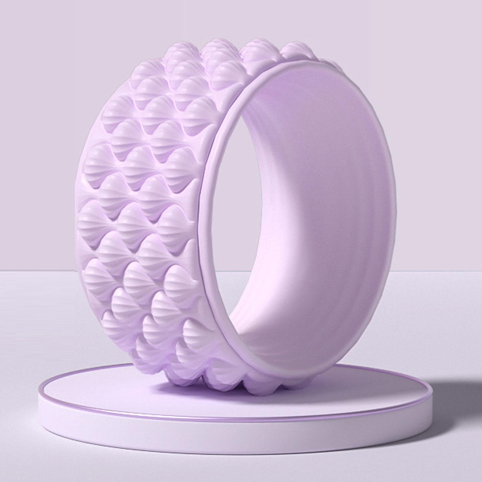 

Колесо для йоги для растяжки спины, широкое кольцо для пилатеса, инструмент для тренировок для начинающих для прогиба назад, гибкости и фитнеса для корпуса One Size