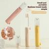 2Pcs Soft-bristled Mini Toothbrush Toothpaste Set Foldable Portable Toothpaste Dispenser  Oral Care