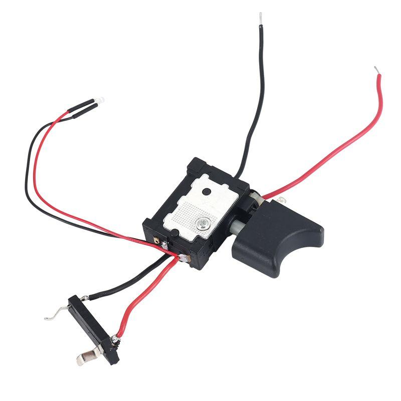 AEE2-DC 7.2 V - 24 V 16A Electric Drill Control Switch Cordless Trigger Switch With Small Light For Power Tool