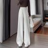 TonLion 2024 Women's High-Waist Knit Wide-Leg Pants