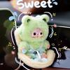 Baby Three Vehicle-Mounted Baby Blind Box Travel Companion Cute Plush Doll Car Ornament Backpack Pendant Decoration Mystery Gift