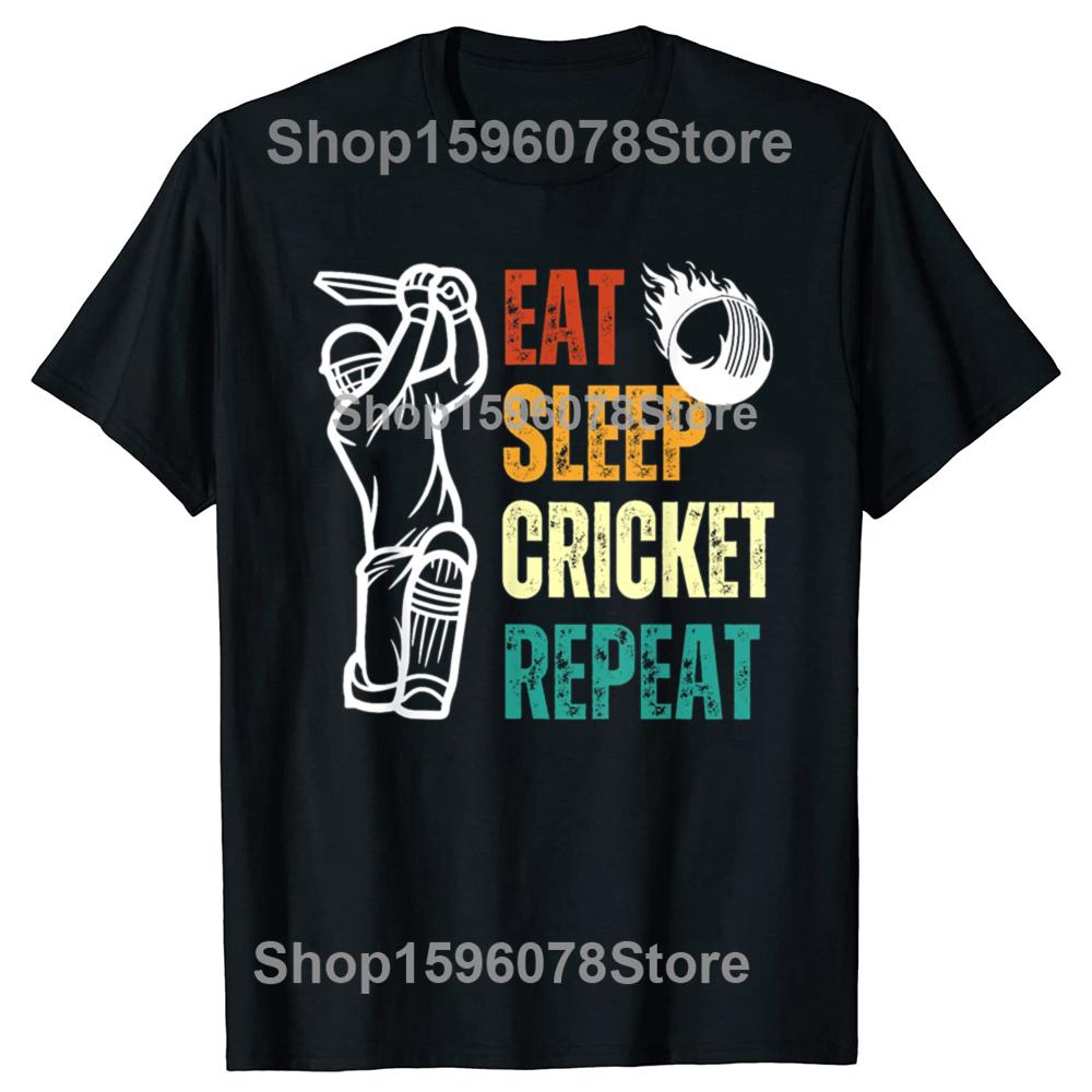 Cricket Player Heartbeat Game Lover Youth Men Boys Kids T-Shirt Unisex Summer Streetwear Tops Mens Clothing Camiseta Hombre