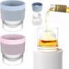 Whiskey Silicone Round Ice Hockey Mold Maker Large Spherical Ice Cube Ice Tray Grinder Suitable for Bar Home Kitchen Supplies