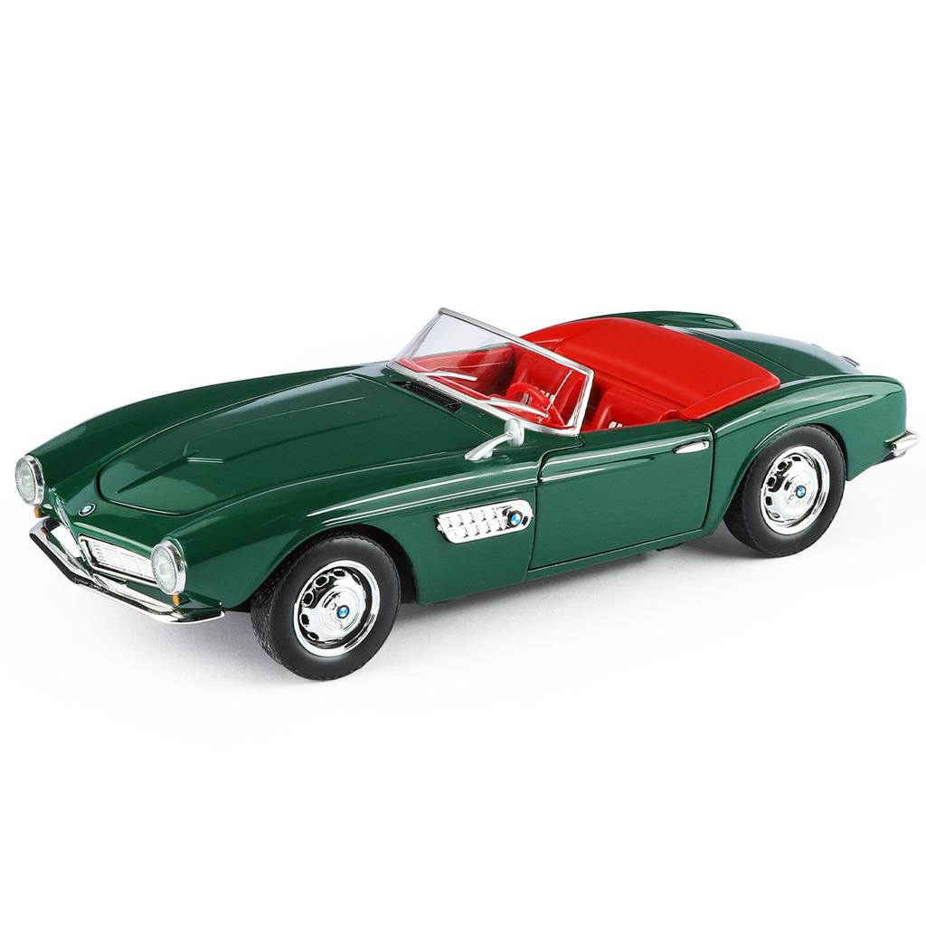 1/24 BMW 507 Legierungsauto-Modell Simulation Sound und Licht Metall-Druckgusskarosserie Sammlerstücke Kinderspielzeug Geschenke Feiertagsdekorationen
