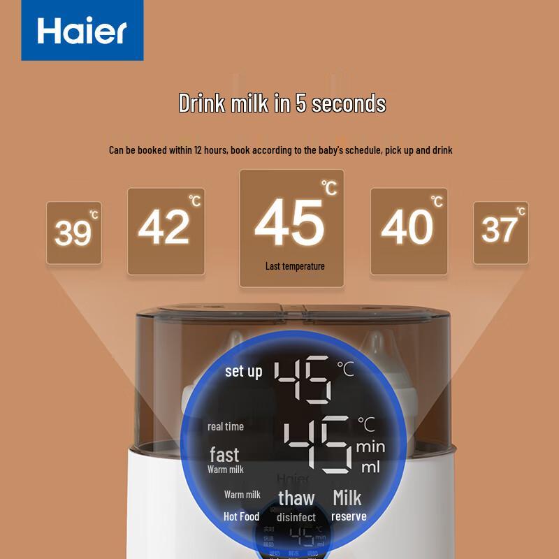 Haier 2-in-1 Baby Bottle Warmer & Sterilizer