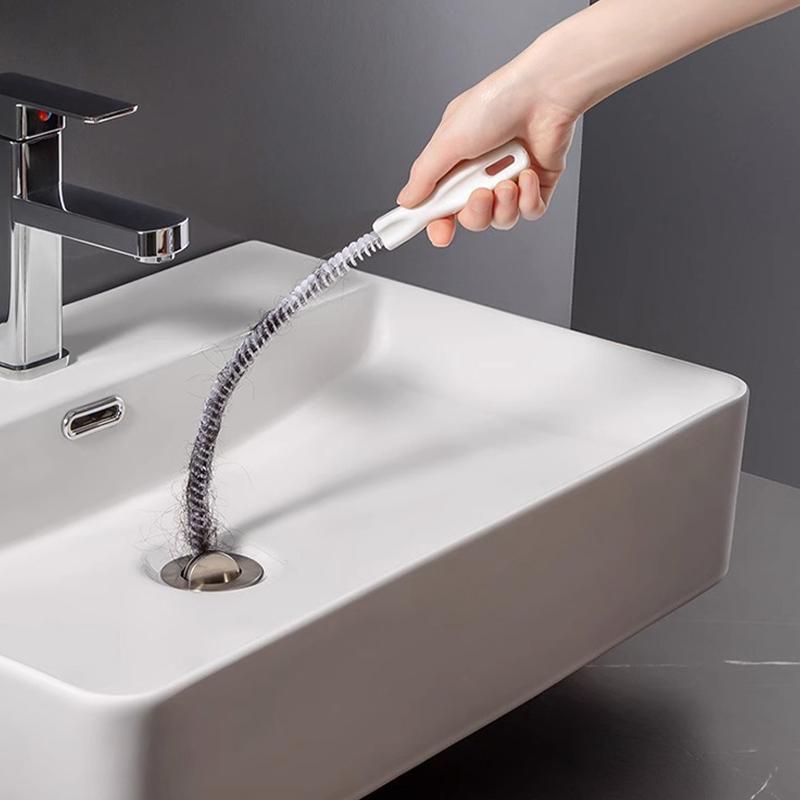 Home Kitchen Hair Cleaning Drain Cleaner Water Pipe Unclogger Washbasin Drain Clog Remover Unblocking Tools To Sewer Plunger