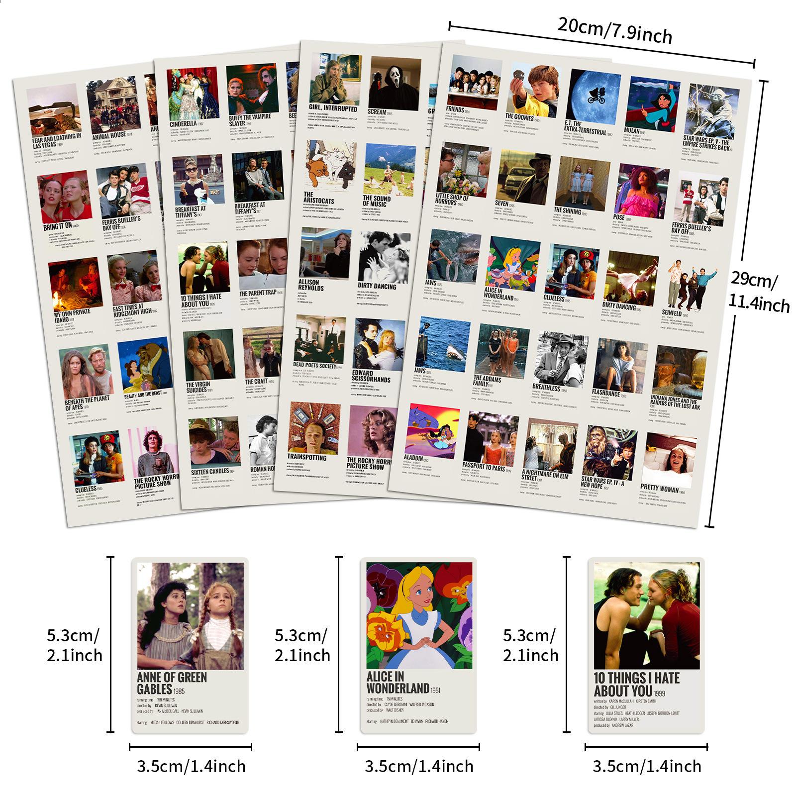 

100 Наклеек Граффити с Искусственным Пейзажем Реалистичные Наклейки-Постеры с Пейзажем 4/