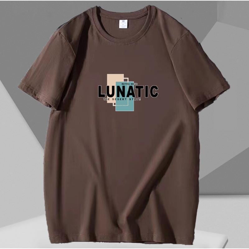 

Футболки из хлопка Мужская футболка с коротким рукавом Корейский модный бренд студенческая футболка с круглым вырезом свободная хлопковая футболка с коротким рукавом верхняя футболка S