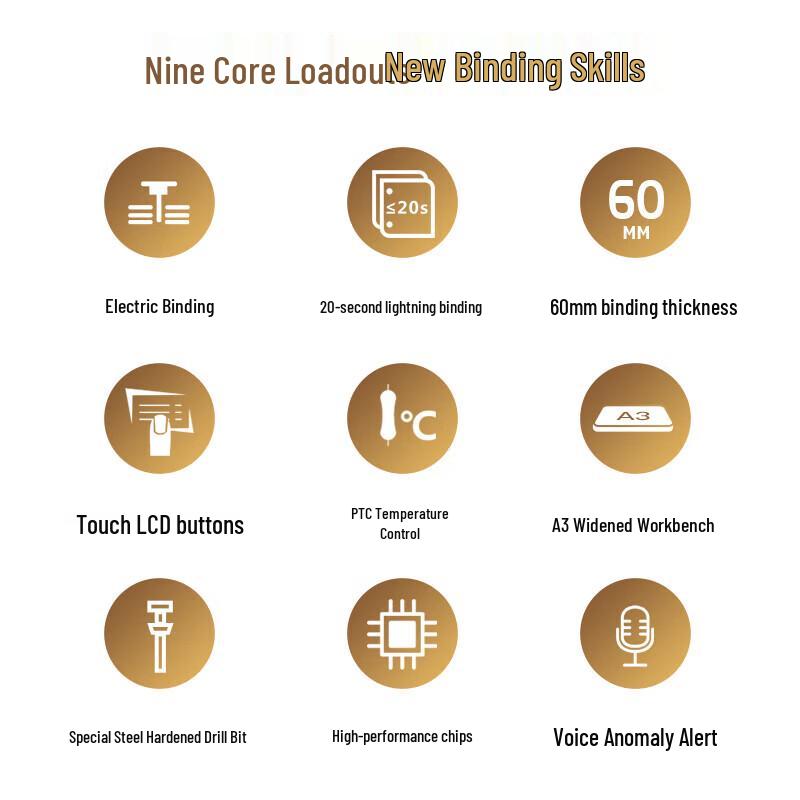 Comet CM-60G Automatic Financial Document Binding Machine