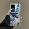 For Samsung Galaxy S25 S22 Ultra Plus S24 S23 Ultra Plus FE S21 FE Laser Protective Phone Case Colorful Painted Sea Turtle Cover