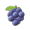 Grape Fruit Refrigerator Magnets Cute Fridge 3D Magnets Funny Home Decoration For Kitchen Board/Whiteboard Magnets