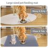 Extra Large Waterproof Dog Food Bowl Carpet Without Slip Base Easy To Clean 92x52cm