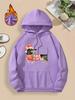 Christmas Dachshund Print Hoodie - Casual Plus Size Pullover with Pockets, Soft Stretch Polyester, Machine Washable