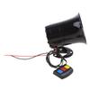 Auto Car Siren Horn 3 Tone Siren Police Speaker System Emergency Amplifier Emergency Sound Electric Horn Loudspeaker 12V