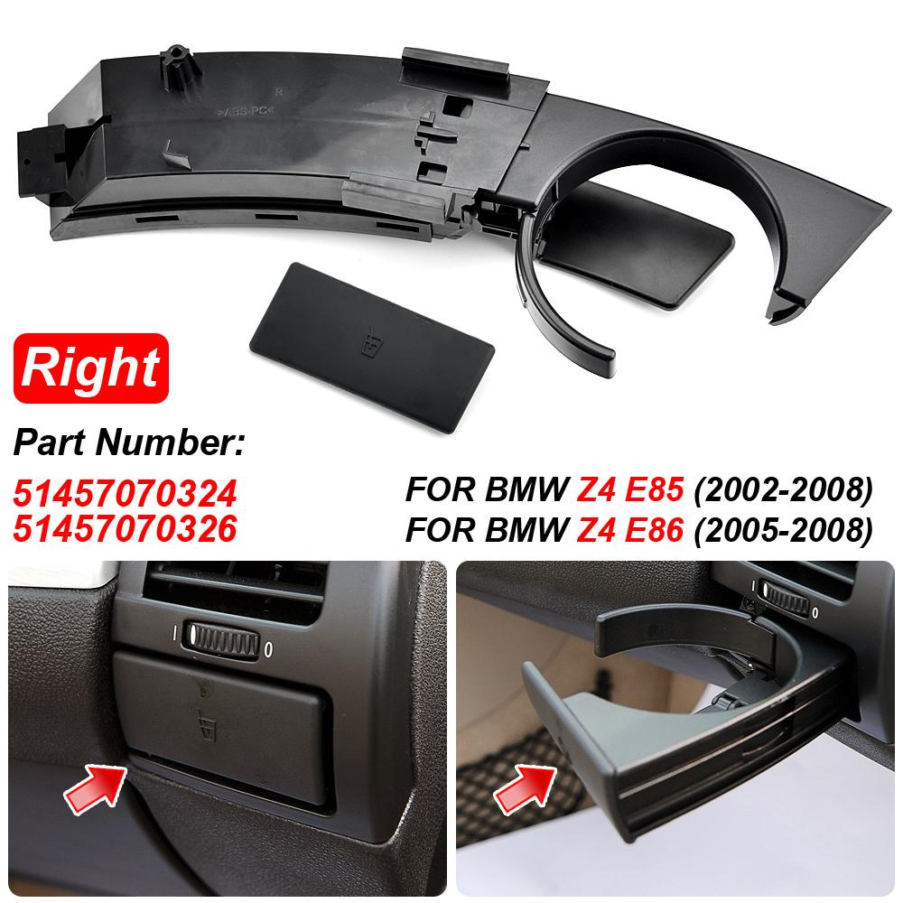 

Car Styling For BMW Z4 E85 2002-2008 Z4 E86 2005-2008 Car Dashboard Cup Holder Front Left/Right 51457070323 51457070324 Right-1