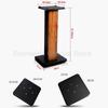 50-80cm Woodgrain Speaker Stand Floor Satellite Amplifier Holder For Household Bookshelf Speaker Surround Sound Monitor Bracket
