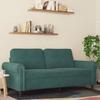 VidaXL 2-Seater Sofa, Loveseat with Backrest and Armrests, Armchair with Pillows, Living Room Furniture, Modern, 359531