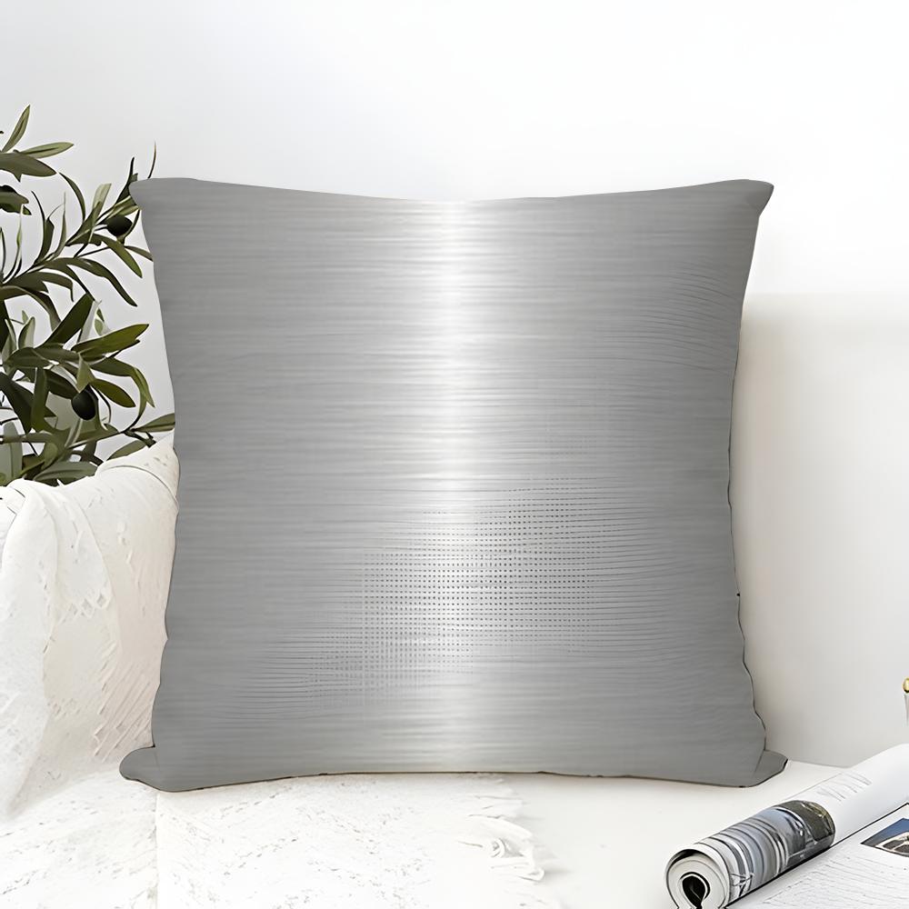 Minimal Metal Brushed Texture Pillow Case linen pillow case sofa home decor cushion cover cushion cove