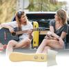 Guitar Slot Saw Cutter Fret Cleaning Cutter with Wood Handle Guitar Nut Hole Cutter with Ruler Edge for Music Instrument