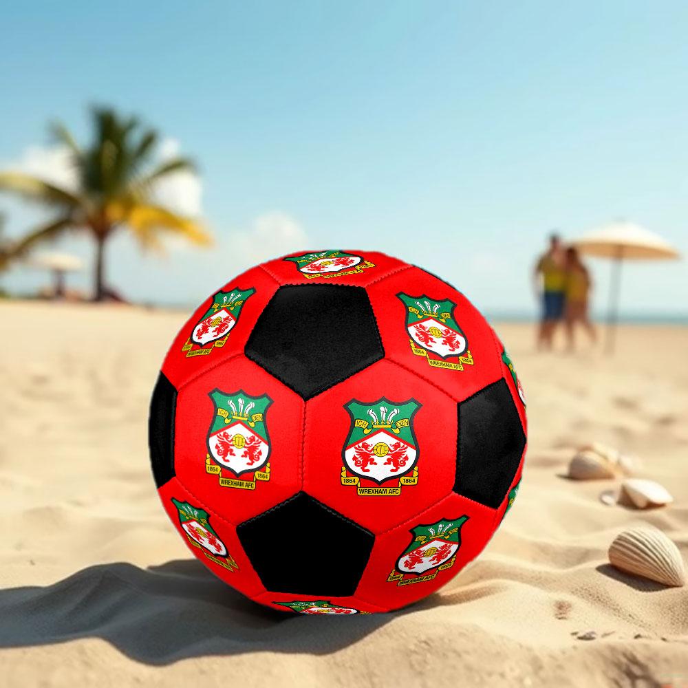1pc Wrexham Football Club Soccer Ball Size 5 Indoor Soccer Ball Fashion Colorful Backyard Game - Great For Sports Fans Gift HE127