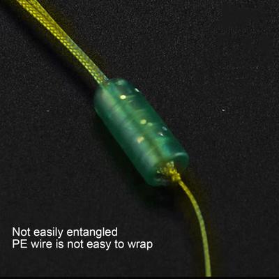 10Pcs Fly Line Loop Connectors Anti-winding Wear-resistant Compact Size Good Tensile Strength Tear-proof Multipurpose Soft Flexible Braided Fly
