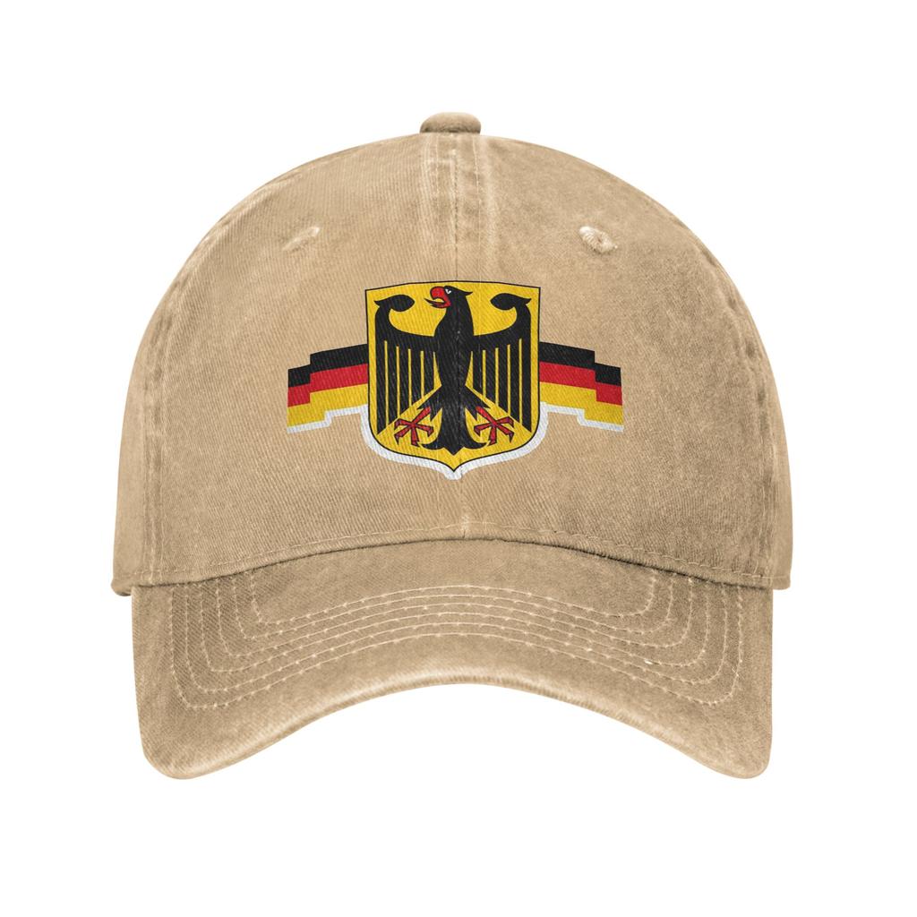 GerUnisex Coat of Arms Empire Flag Denim Cap Casual Baseball Caps Adjustable Hat Summer Unisex Baseball Hats