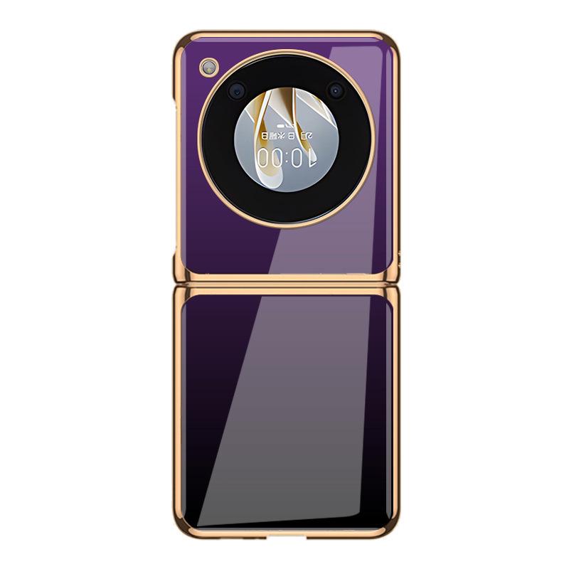 

Чехол-книжка Nubia: Градиентное покрытие из гальванического стекла — креативный дизайн без слов Flip - Electroplated Glass