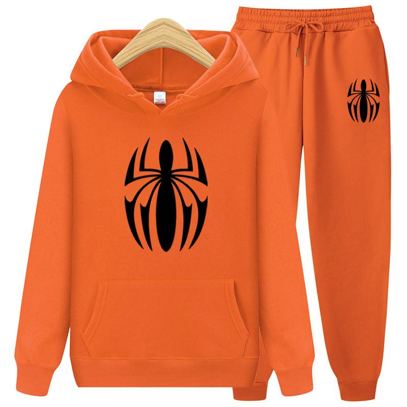 Women's Tracksuit Sets Winter Scarlet Spider 2 Piece Set Running Hoody Brand Sweatshirt Sport Joggers Sweatpants Suit