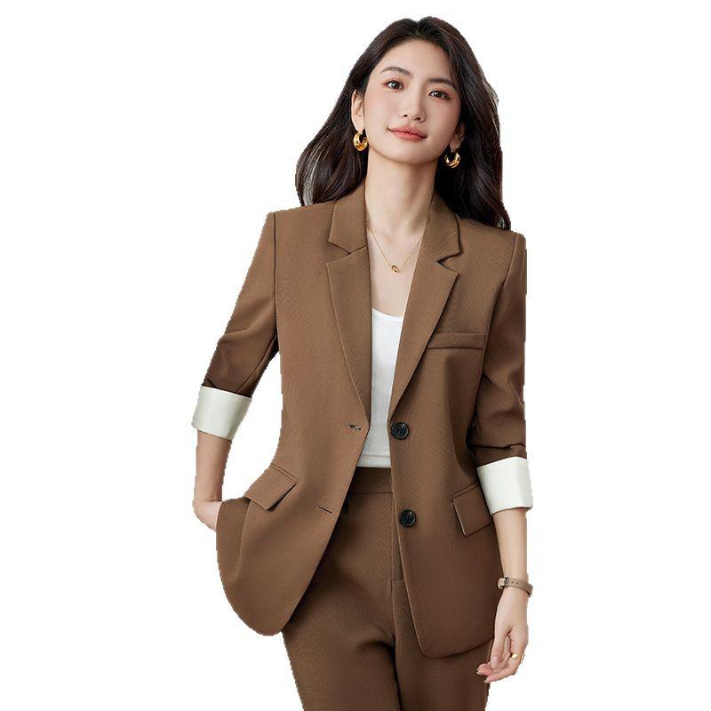 Women's 2025 Professional Temperament Blazer Set - New Spring & Autumn High-End Workwear Style