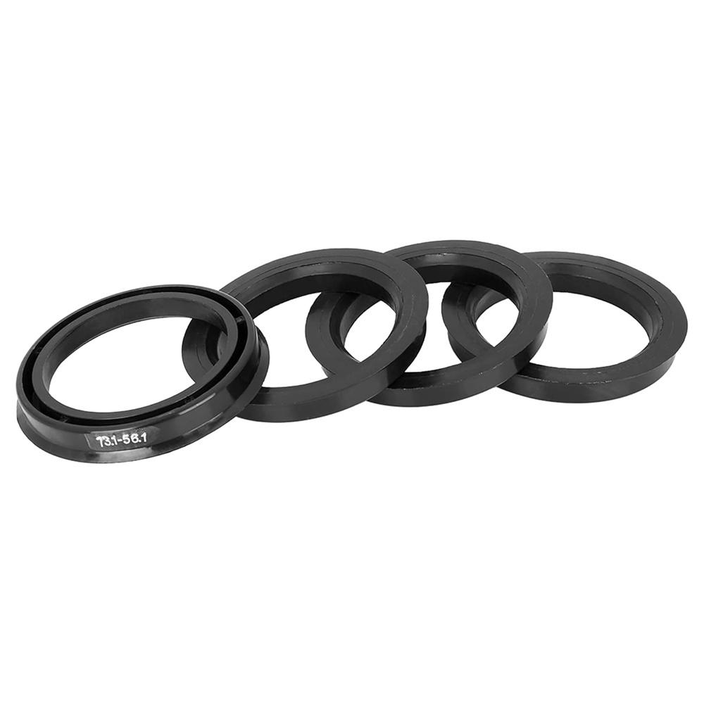 4pcs Plastic 73.1mm To 56.1mm Car Hub Centric Rings Wheel Bore Center Spacer
