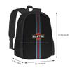 Racing Stripes New Arrivals Unisex Bags Student Bag Backpack Vermouth Racing Cocktail