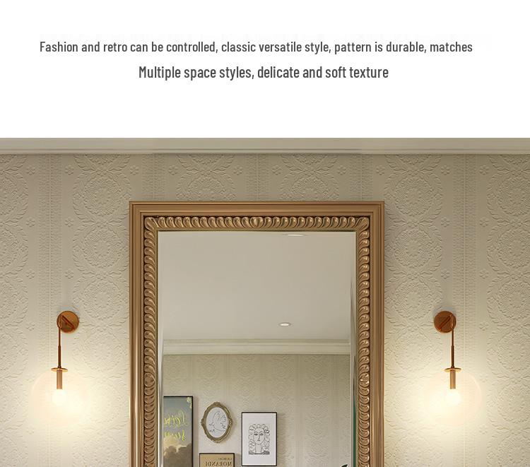 Krémové květinové retro dlaždice inspirované mořem, protiskluzové, na stěnu/podlahu do koupelny a kuchyně